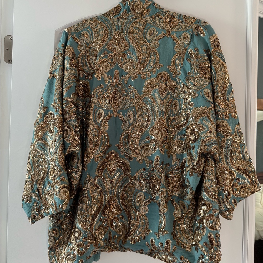 Anthropologie’s Ettiwana short kimono, never worn. Size XS/S. - Picture 5 of 6
